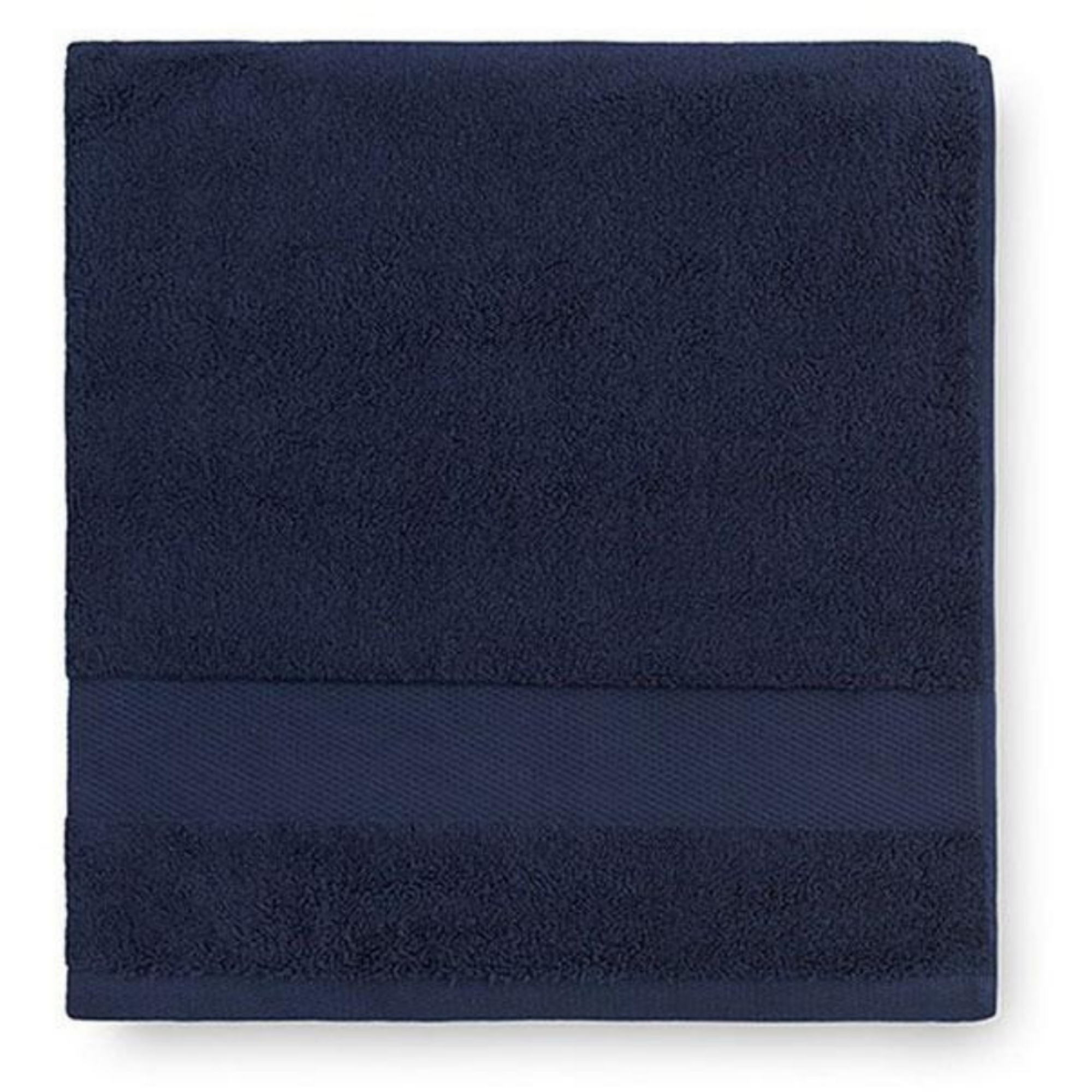 Sferra Bello Bath Towels Main Dark Blue Fine Linens