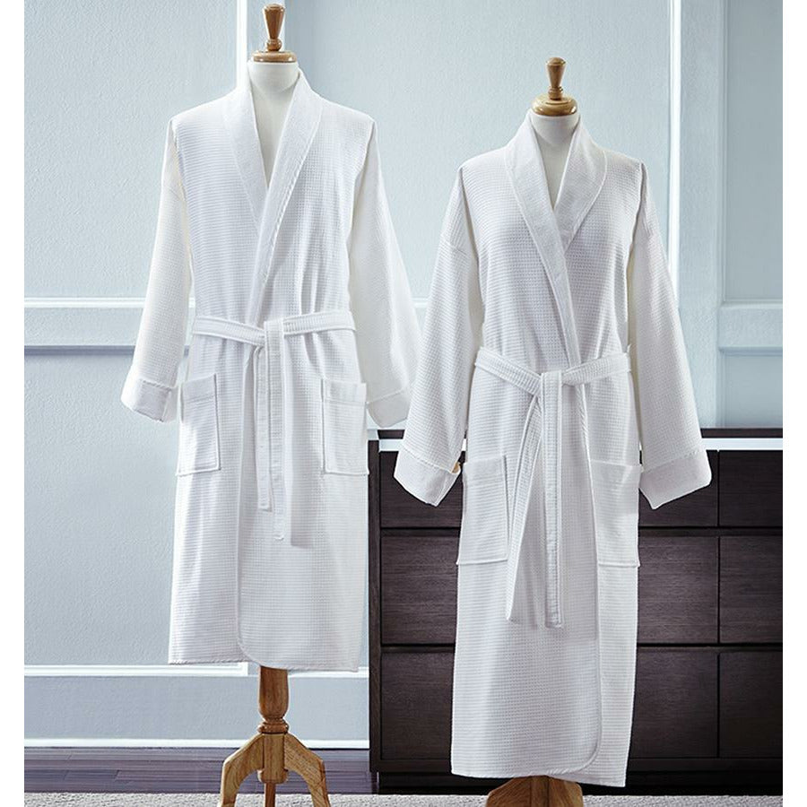 Sferra Berkley Bath Robes Lifestyle White Fine Linens