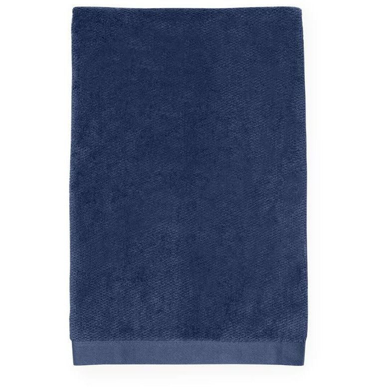 Sferra Canedo Bath Towels Navy Fine Linens