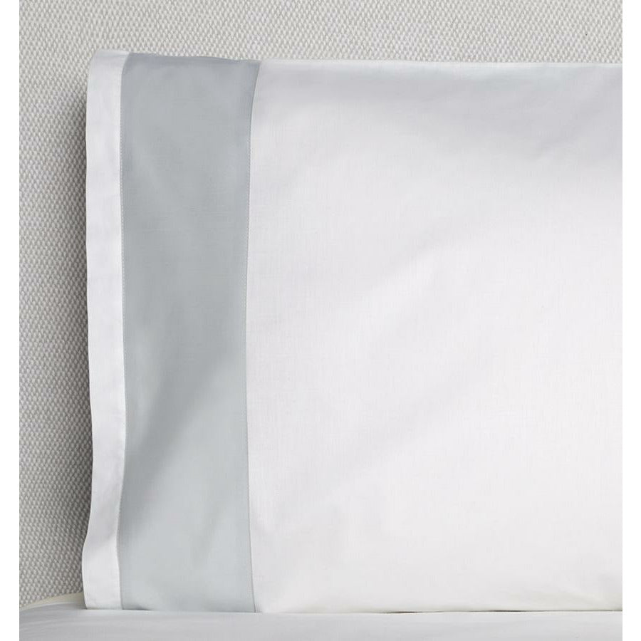 Sferra Casida Bedding Pillowcase White Lunar Fine Linens