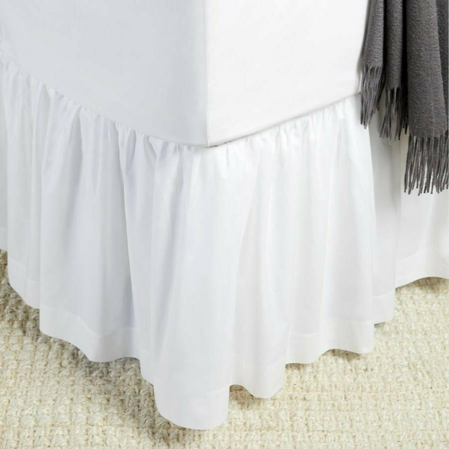 Sferra Celeste Bed Skirt Bed Skirt White Fine Linens 