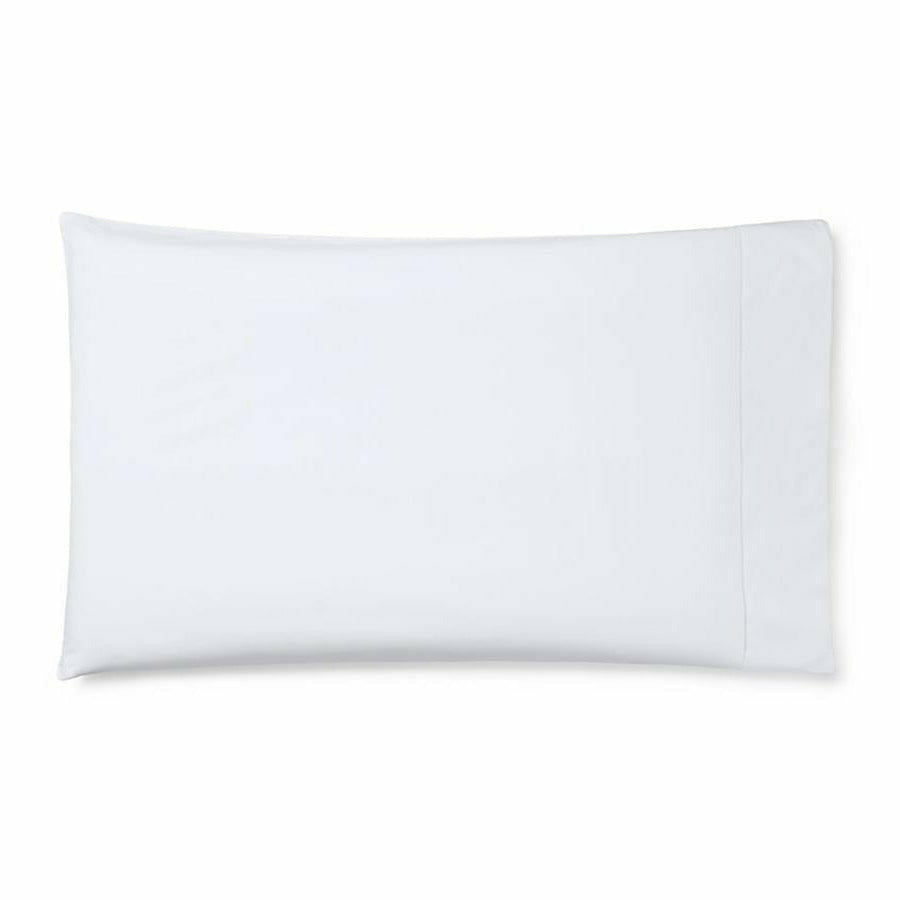 Sferra Celeste Pair Set of Two Pillowcases White Fine Linens 