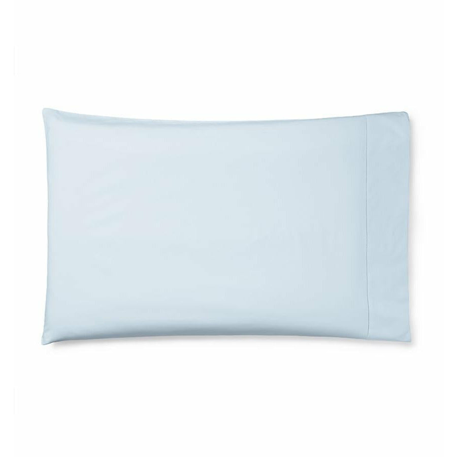 Sferra Celeste Percale Bed Pair Set of Two Pillowcases Blue Fine Linens