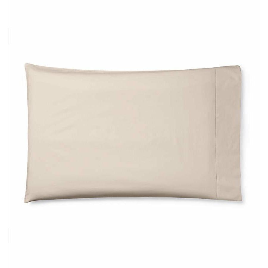 Sferra Celeste Percale Bed Pair Set of Two Pillowcases Mushroom Fine Linens