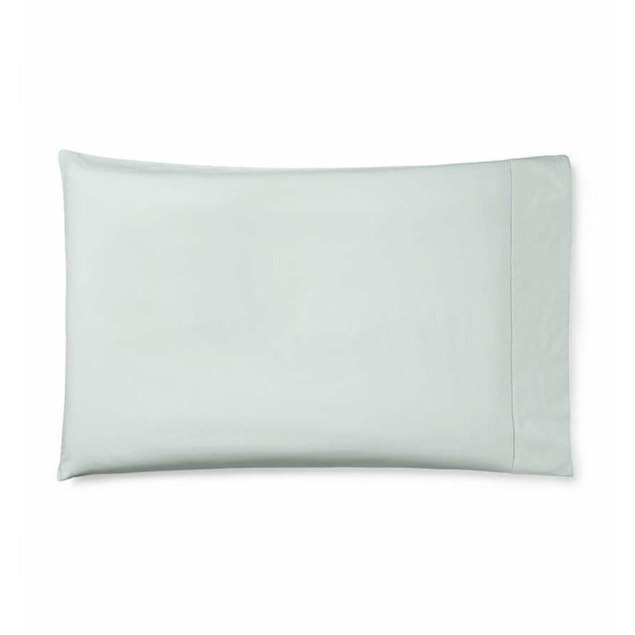 Sferra Celeste Percale Bed Pair Set of Two Pillowcases Silver Sage Fine Linens