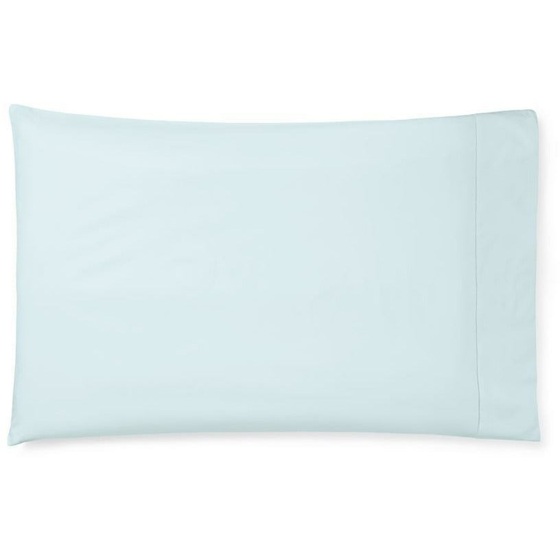 Sferra Celeste Percale Bed Pair Set of Two Pillowcases Aquamarine Fine Linens