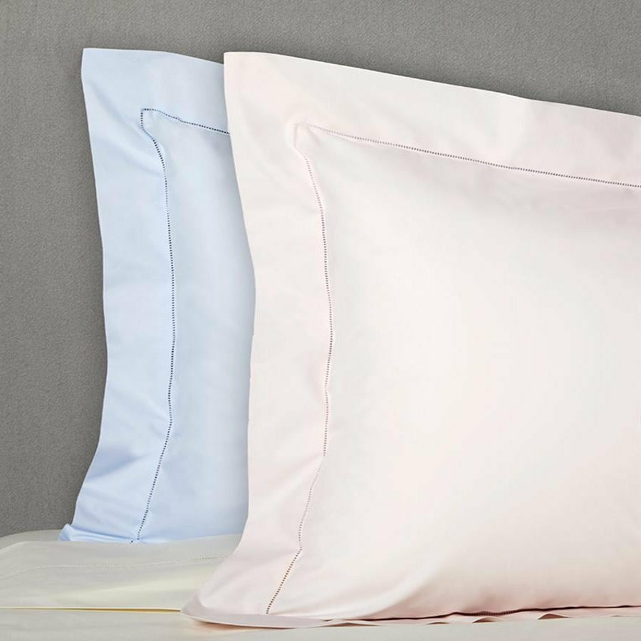 Sferra Celeste Pillow Stack Main 2 Colors White Fine Linens
