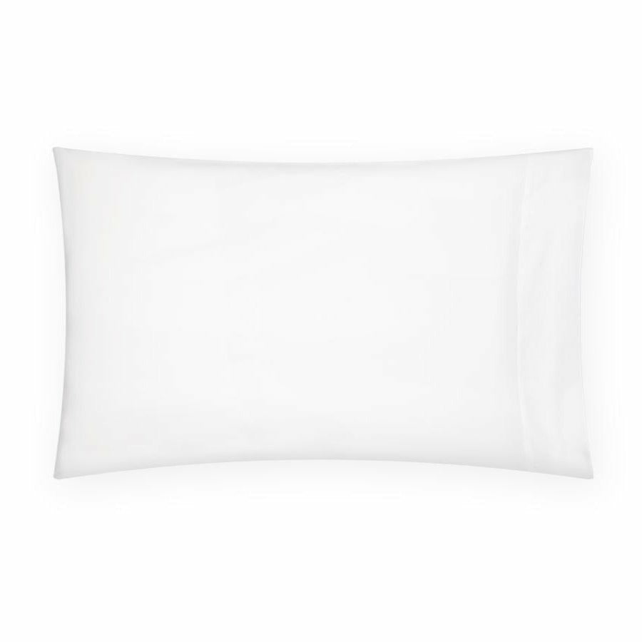 Sferra Corto Celeste Bedding Pillowcase White Fine Linens