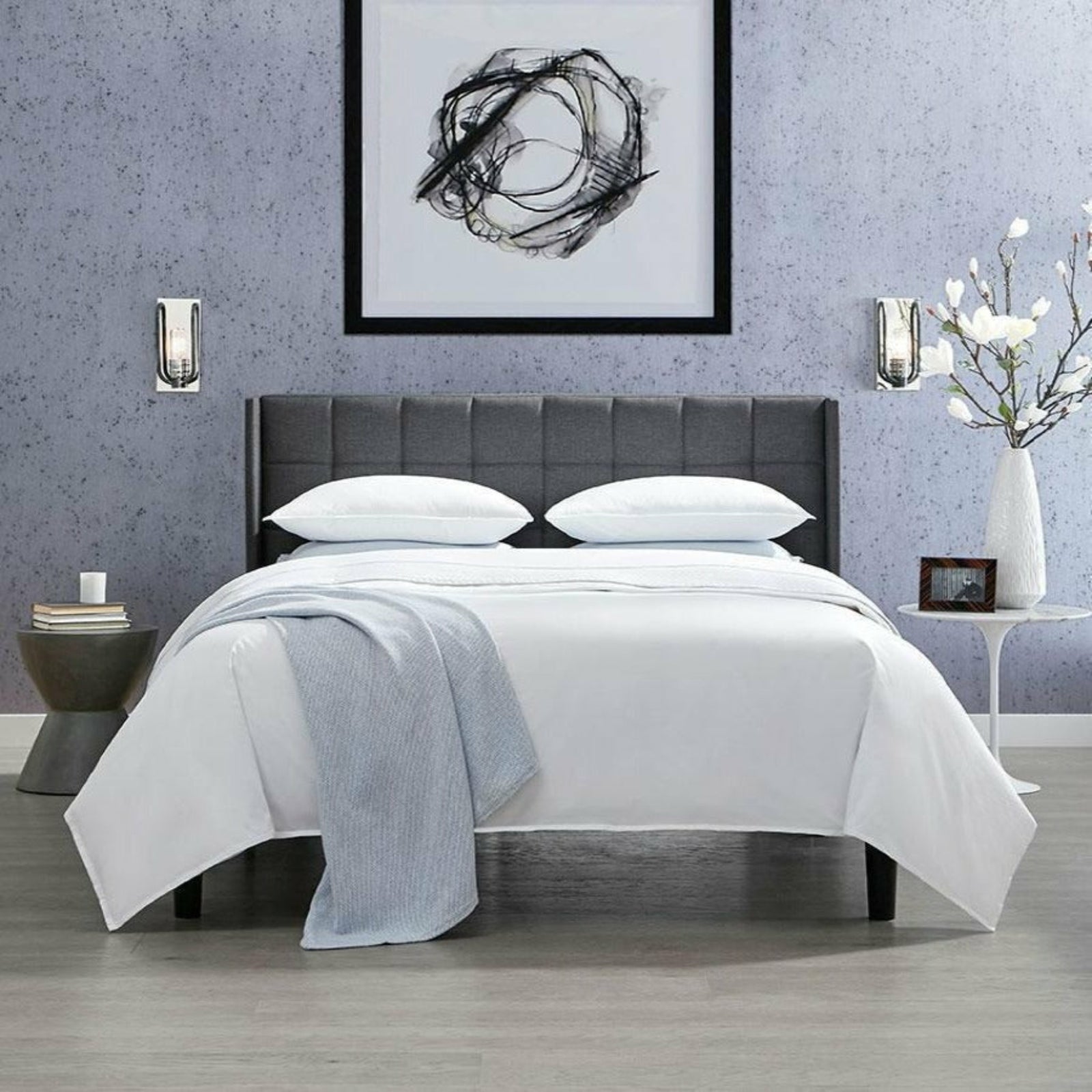 Sferra Corto Celeste Bedding White Fine Linens
