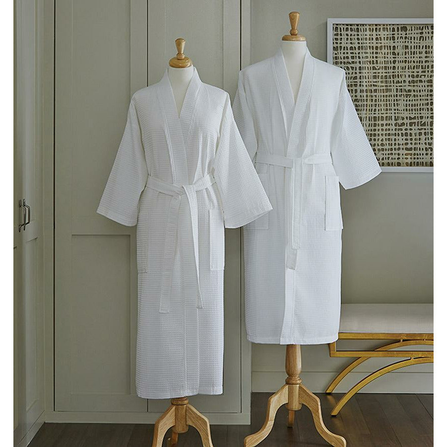 Sferra Edison Bath Robes Lifestyle White Fine Linens