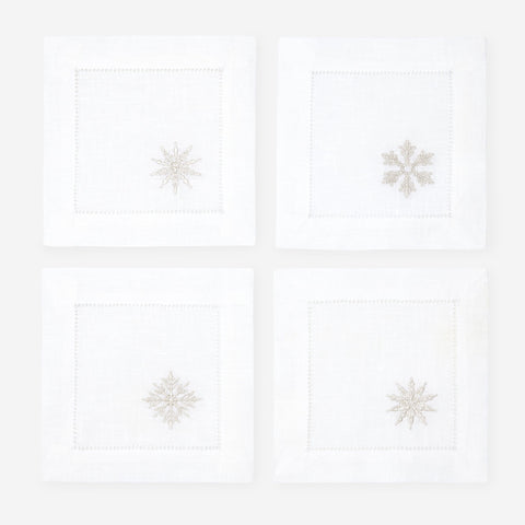 Sferra Fiocco Embroidered Cocktail Napkins featured image