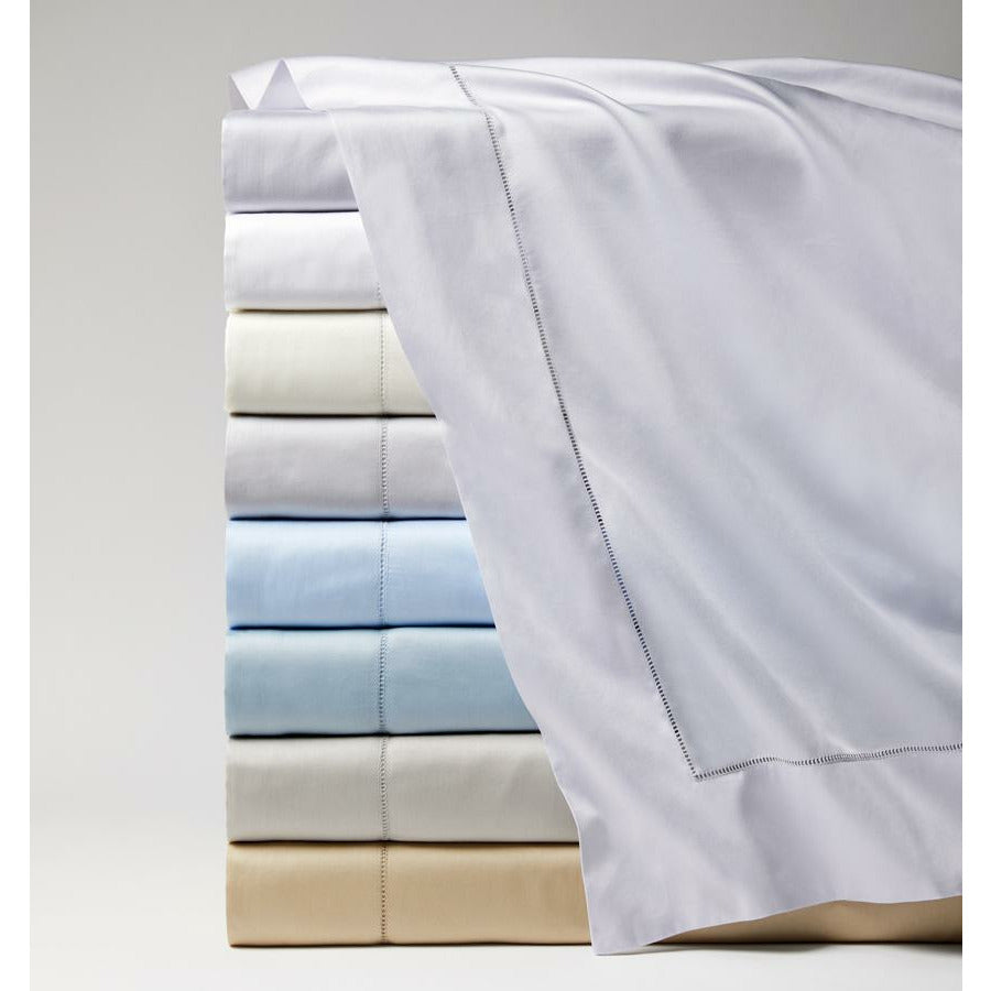 Stack of Folded Sferra Fiona Bedding Collection All Colors