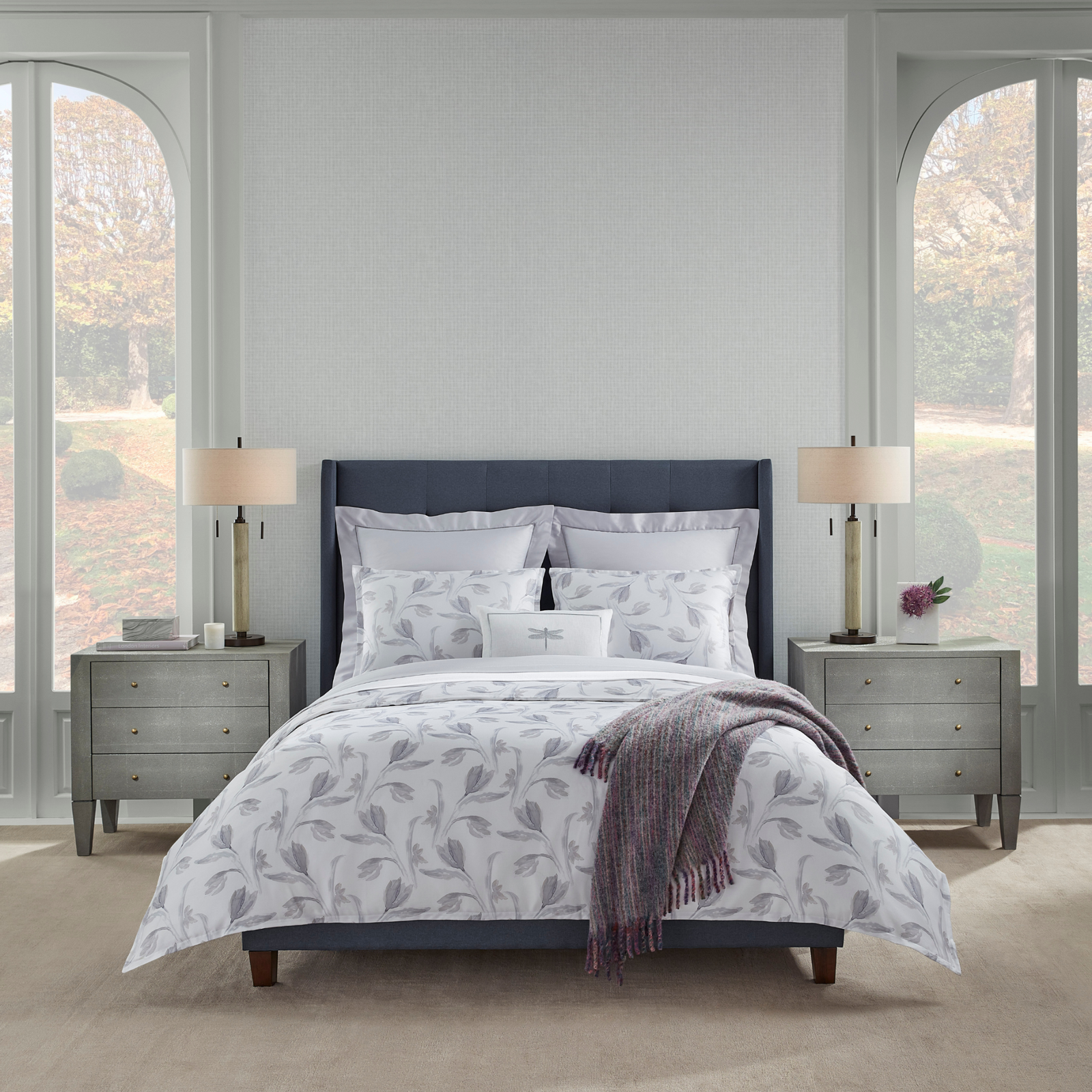 Sferra Flores Bedding Crocus Main Fine Linens