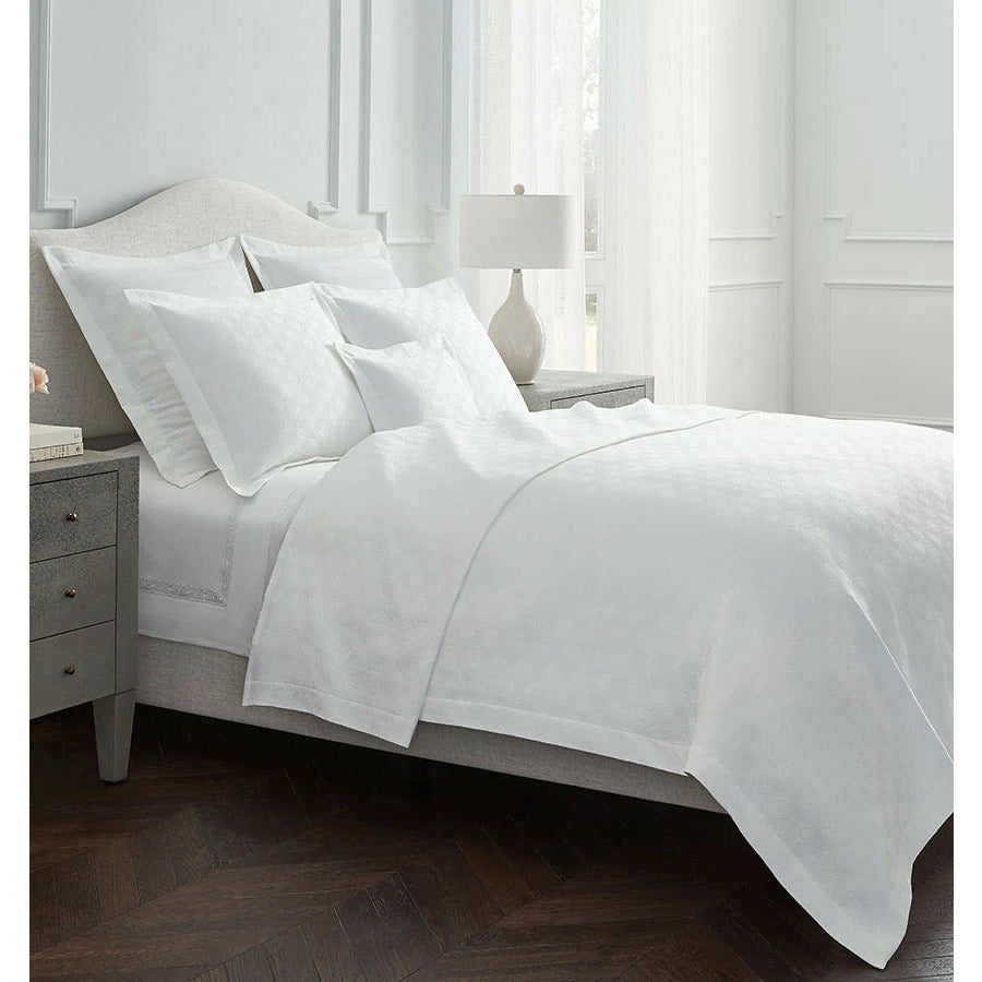 Sferra Gaeta Bedding Collection White Fine Linens Side