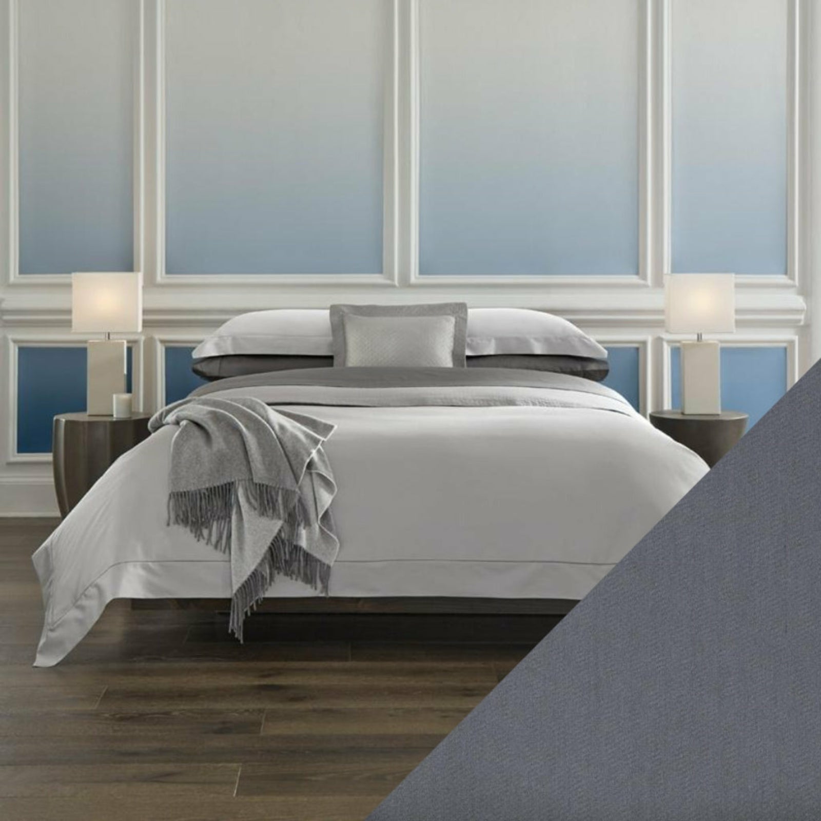 Sferra Giotto Bedding Titanium Fine Linens