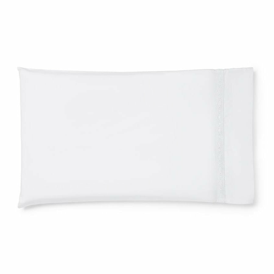 Sferra Giza 45 Lace Bedding Pillowcase White Fine Linens