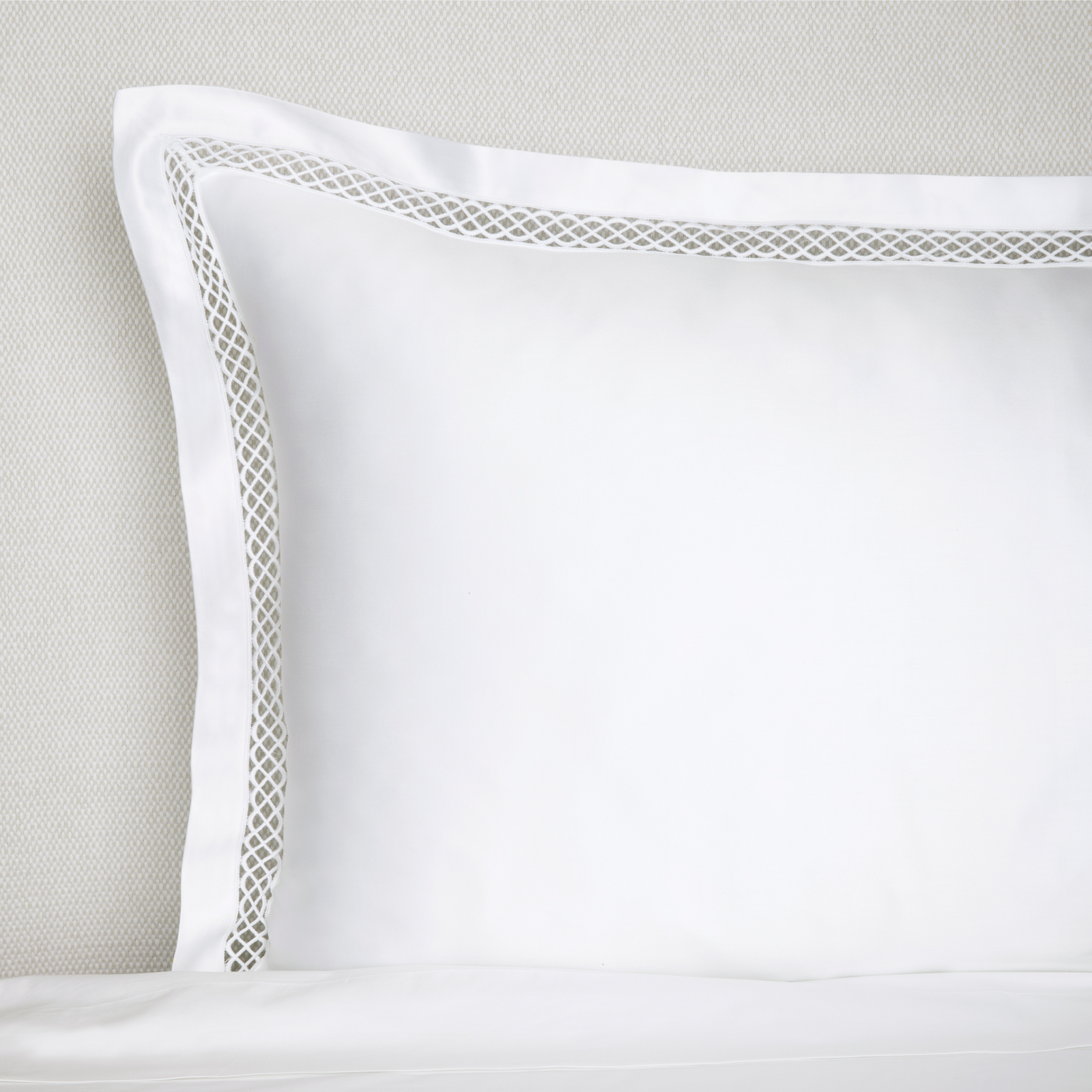 Sferra Giza 45 Ornato Bedding White Fine Linens