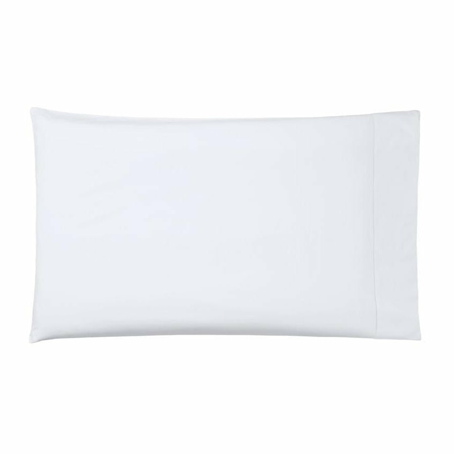 Sferra Giza 45 Percale Bedding White Percale Pair Set Of Two Pillowcases Silo Fine Linens