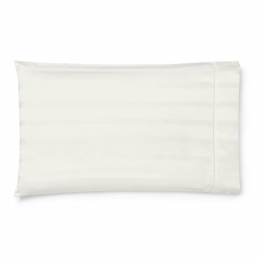 Sferra Giza 45 Stripe Bedding Pillowcase Ivory Fine Linens
