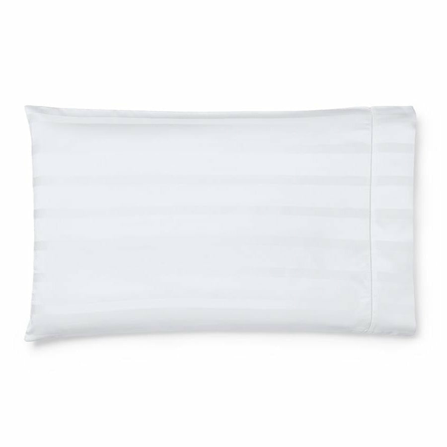Sferra Giza 45 Stripe Bedding Pillowcase White Fine Linens