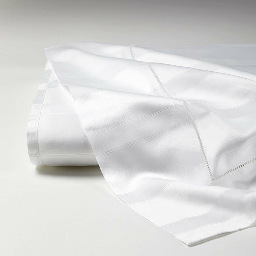 Sferra Giza 45 Stripe Bedding Default White Fine Linens
