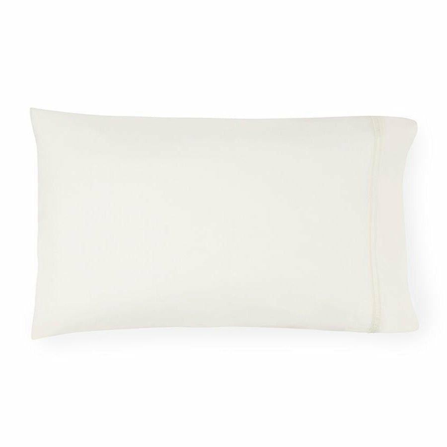 Sferra Grande Hotel Collection Pair of Two Pillowcases Ivory/Ivory Fine Linens