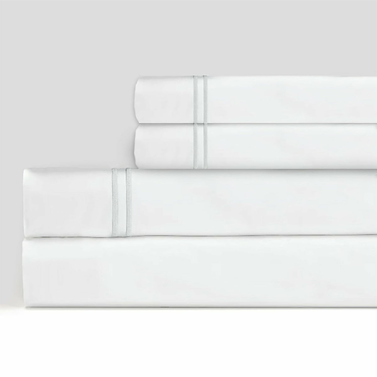 Sferra Grande Hotel Sheet Sets White/White Fine Linens
