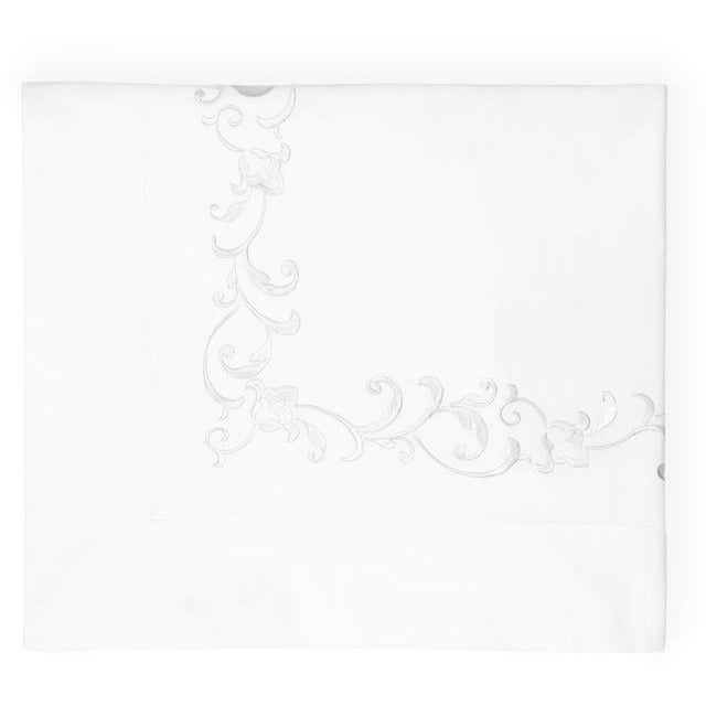 Sferra Griante Bedding Duvet Cover White/White Fine Linens