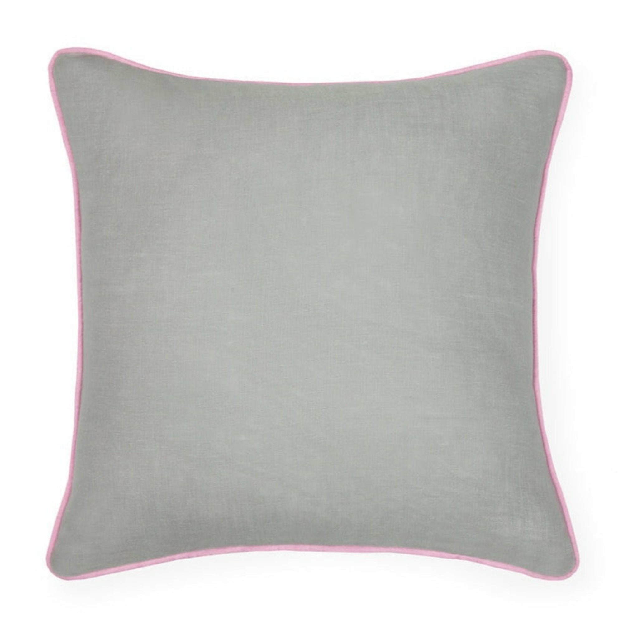Sferra Manarola Decorative Pillow Grey Cotton Candy Fine Linens