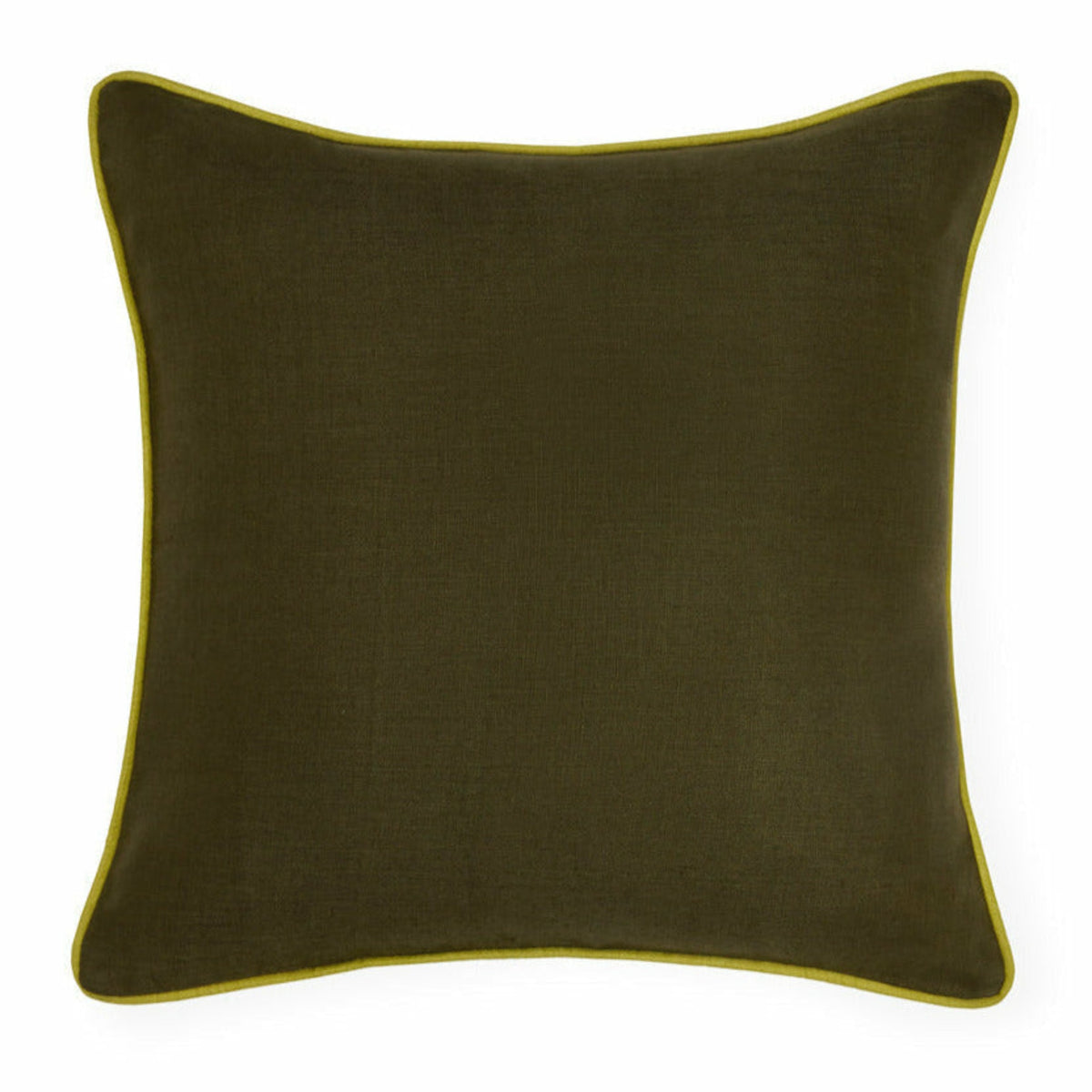 Sferra Manarola Decorative Pillow Hunter Lime Fine Linens