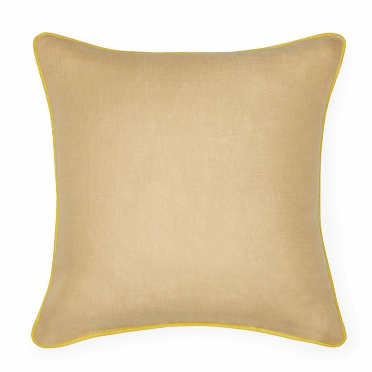 Sferra Manarola Decorative Pillow Sand Lemon Fine Linens
