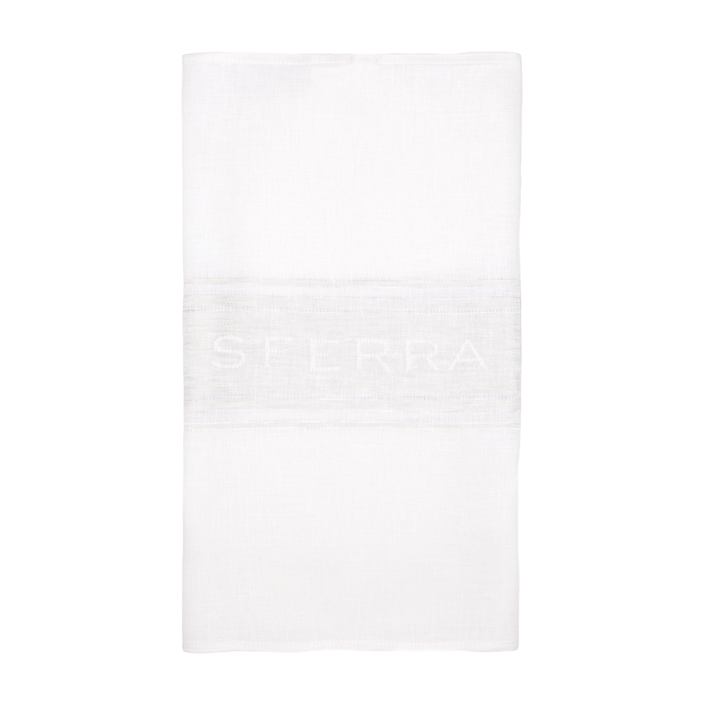 Sferra Parma Kitchen Towel - White/Black