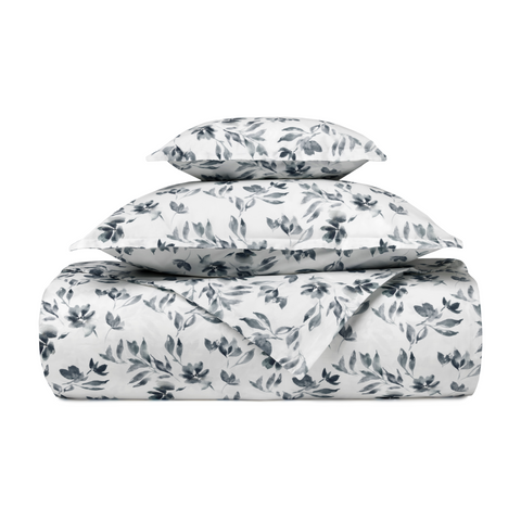 Finna Duvet Cover, Luxury Percale Duvet Covers