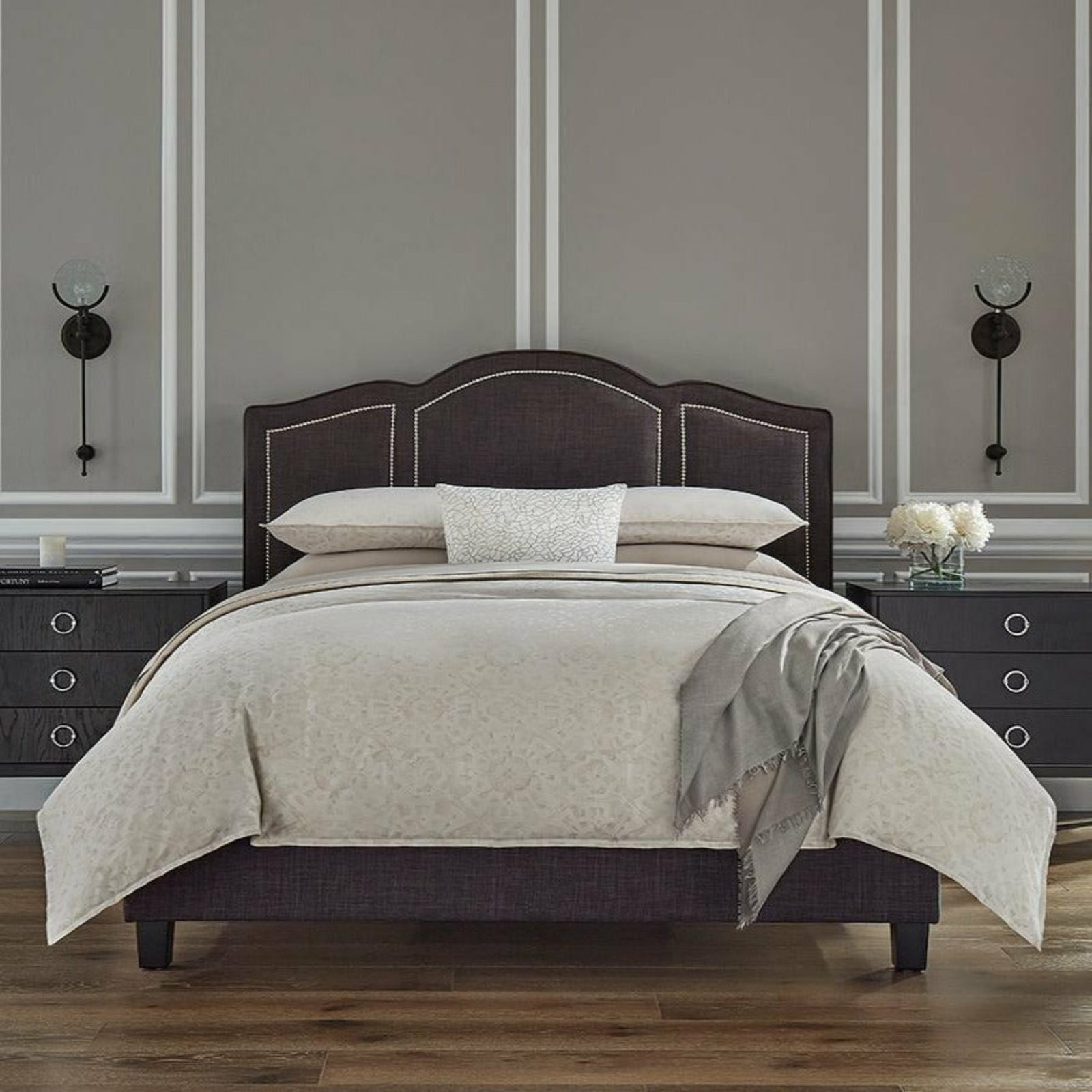 Sferra Tellaro Bedding Main Fog Fine Linens