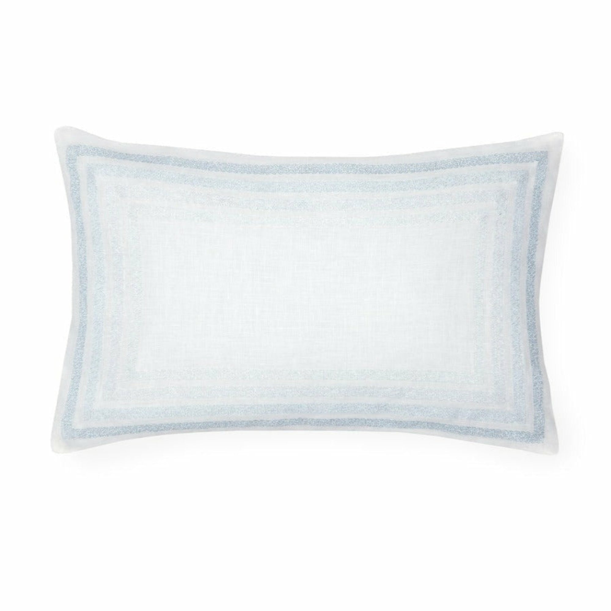 Sferra Vieste Decorative Pillow White/Hydrangea Fine Linens