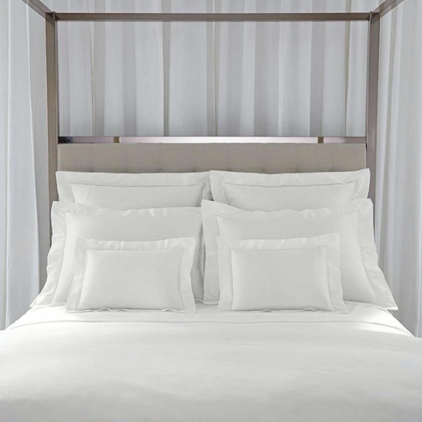 Sferra Giza 45 Sateen Bedding Ivory Main Fine Linens