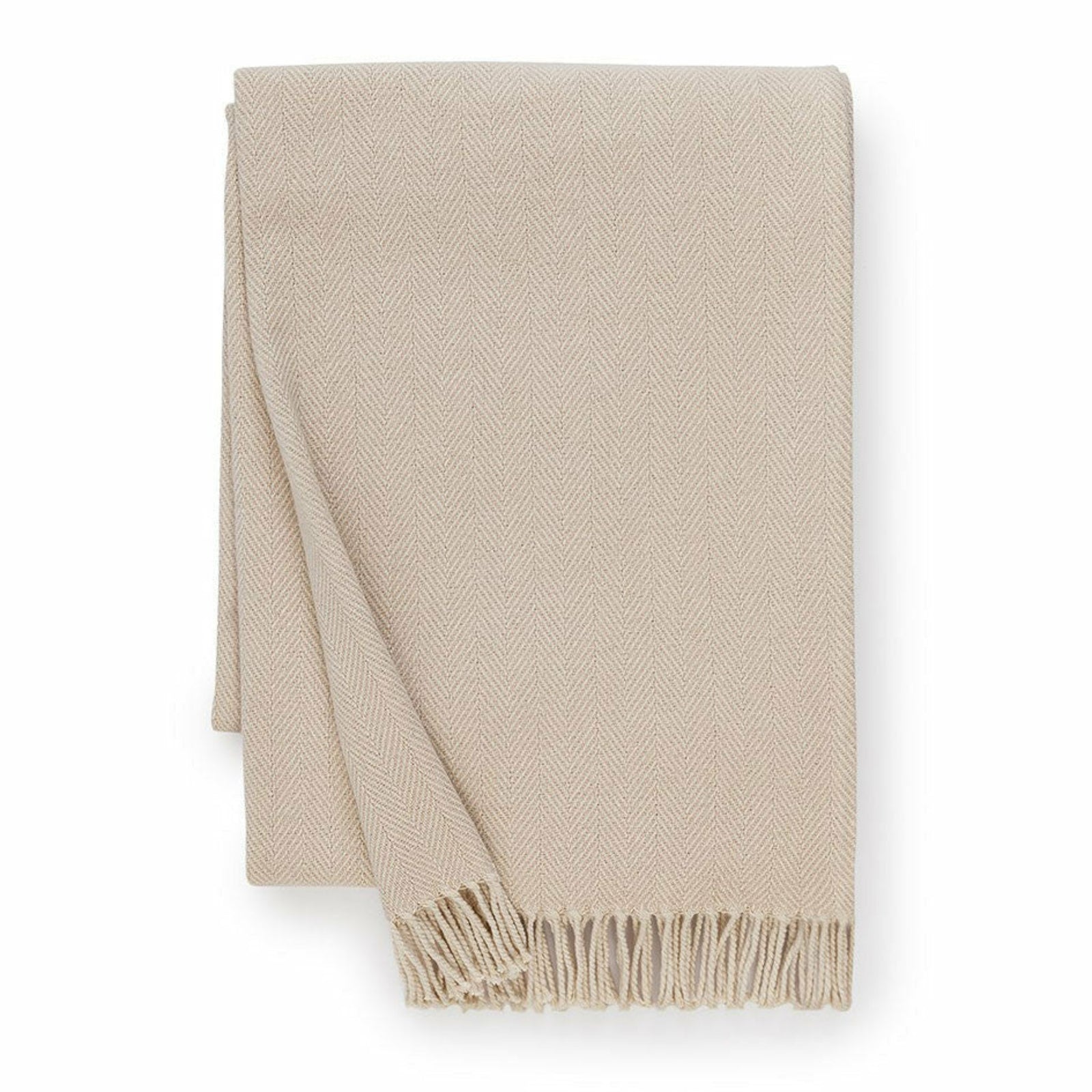 Sferra Celine Throw Blanket Main Taupe Fine Linens