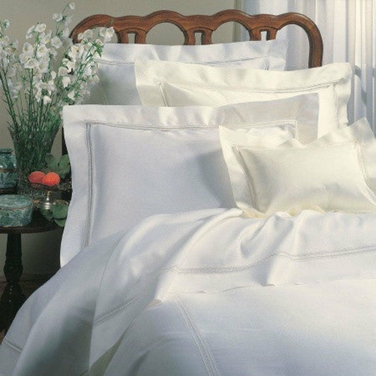 Sferra Diamante Bedding Ivory Fine Linens