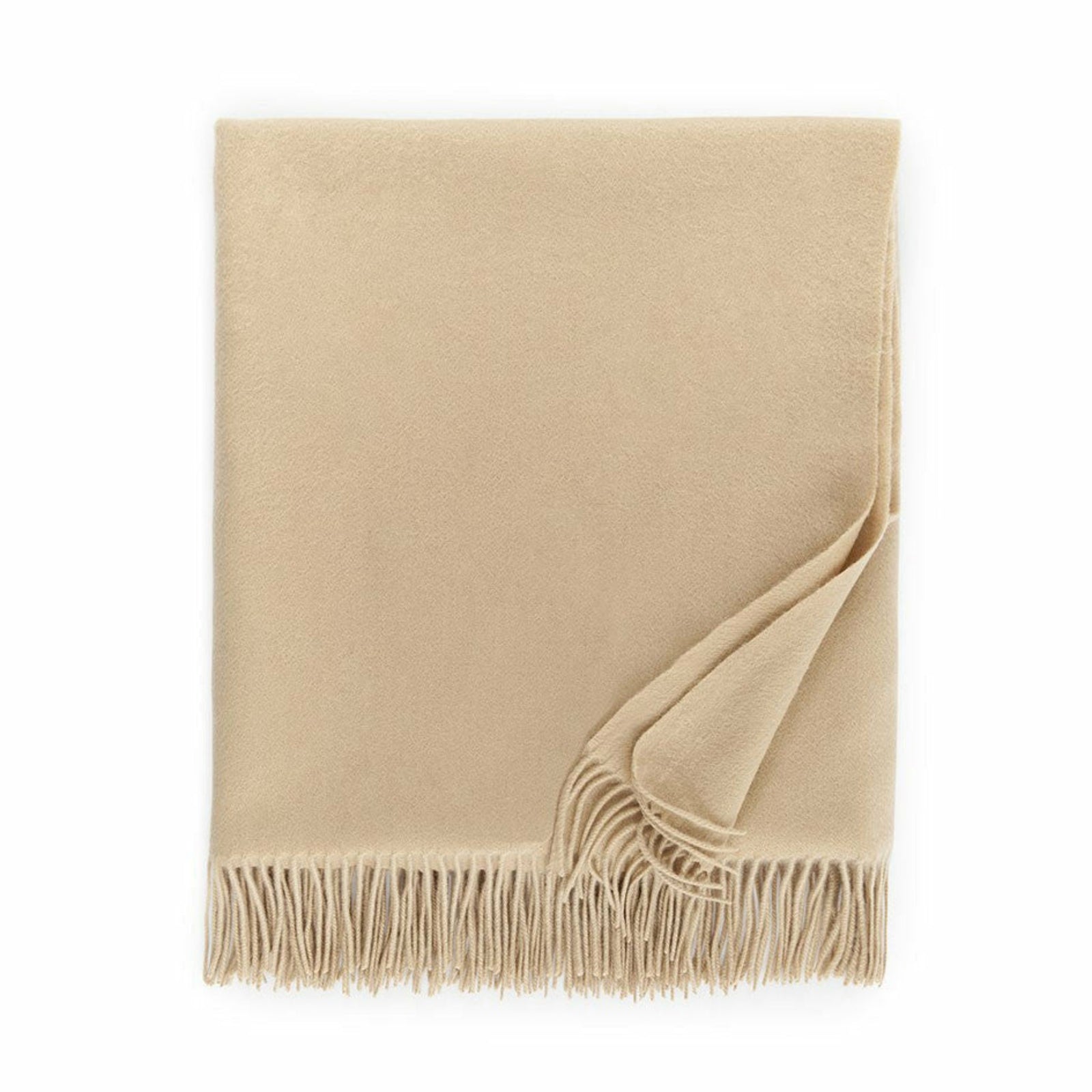 Sferra Dorsey Throws Main Almond Fine Linens