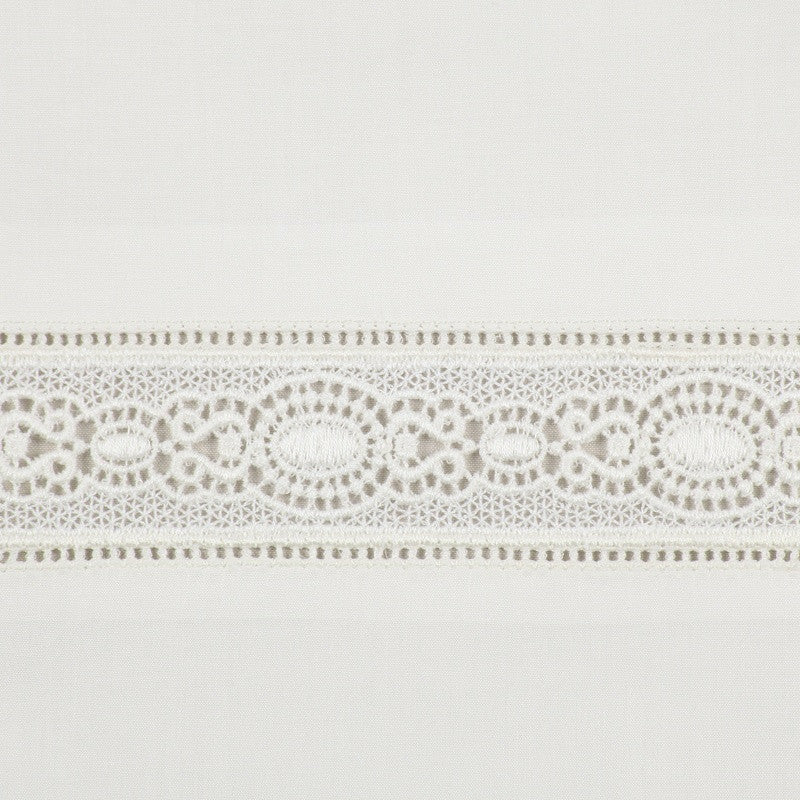 Sferra Giza 45 Lace Bedding Swatch Ivory Fine Linens