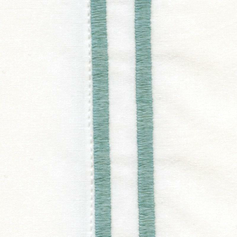 Sferra Grande Hotel Collection White/Aqua Fine Linens