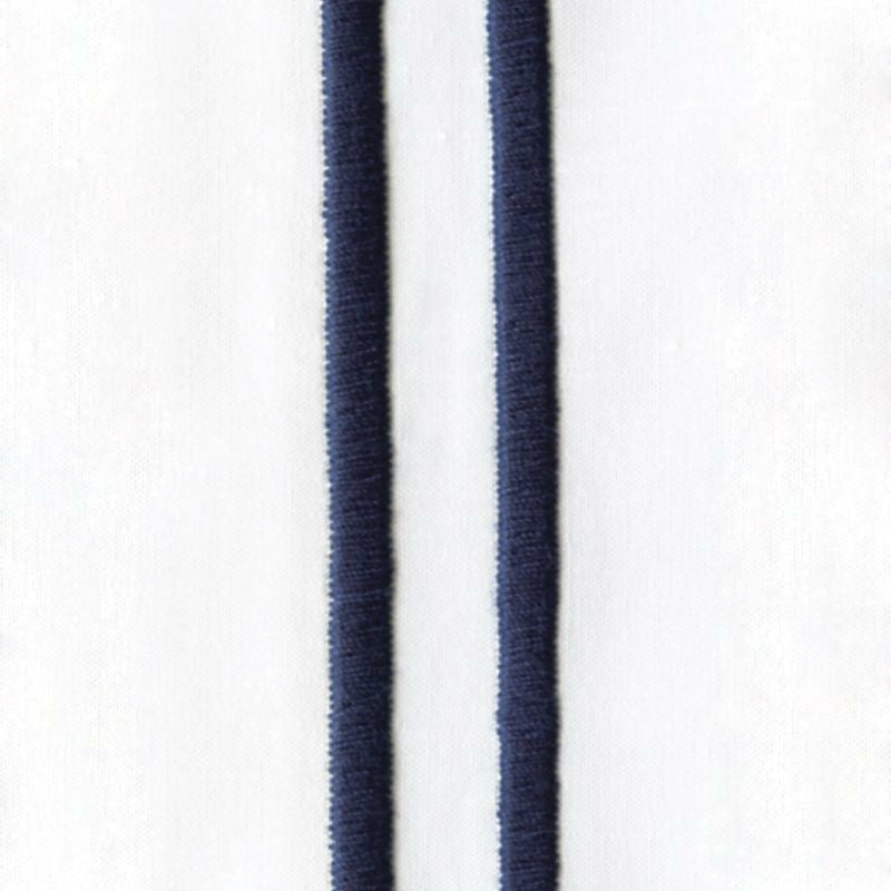 Sferra Grande Hotel Sheet Sets White/Navy Main Fine Linens