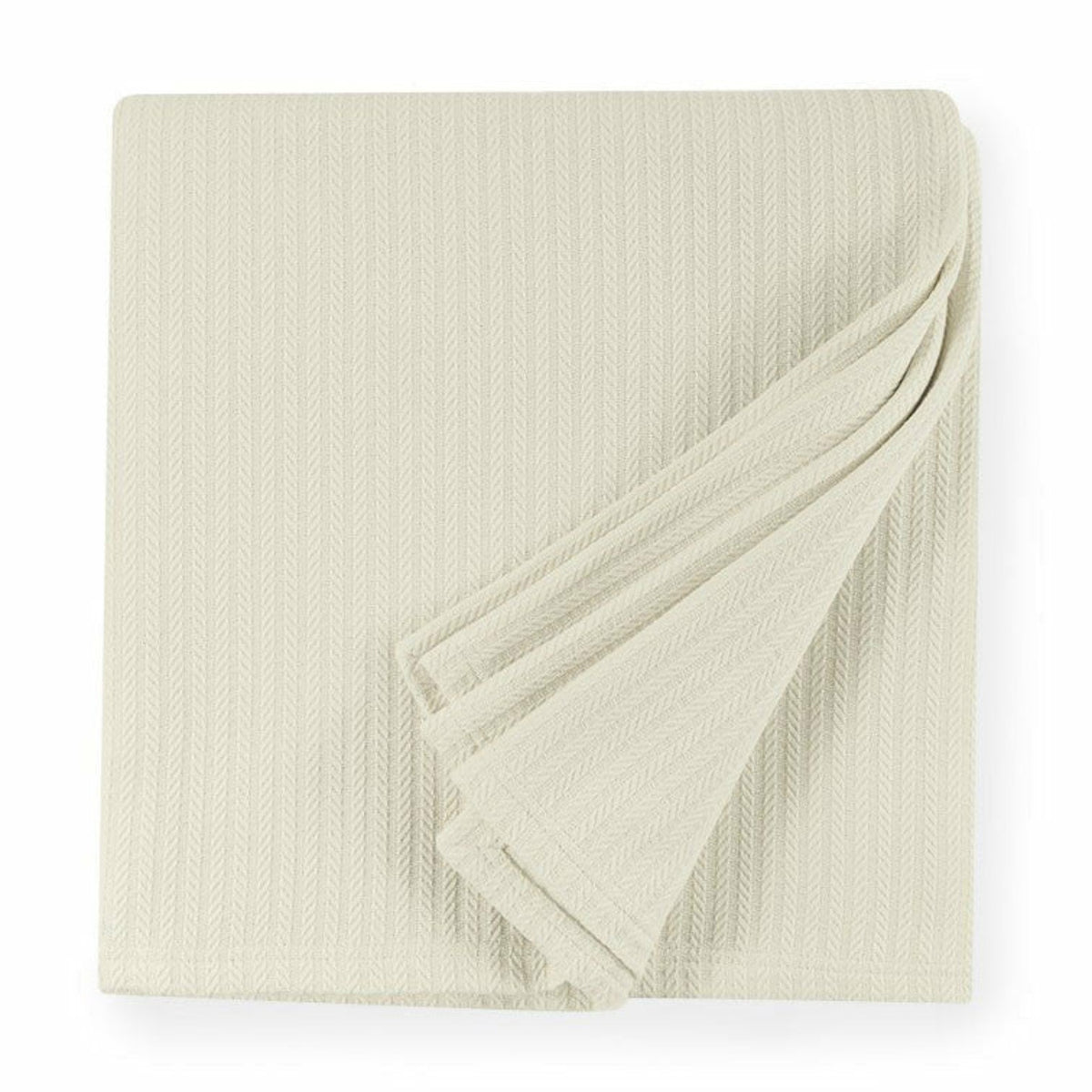 Sferra Grant Blanket Ivory Fine Linens