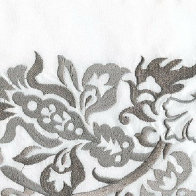 Sferra Saxon Bedding Swatch Grey  Fine Linens