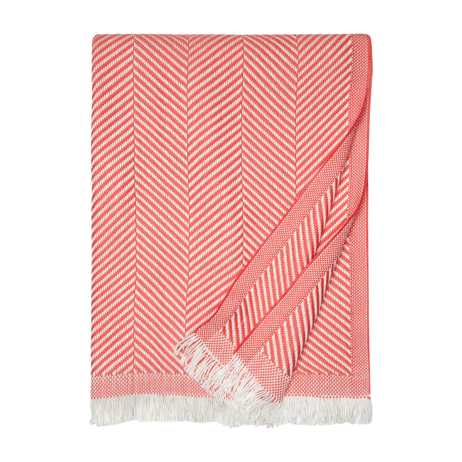 Silo of Sferra Costa Throws Coral Color