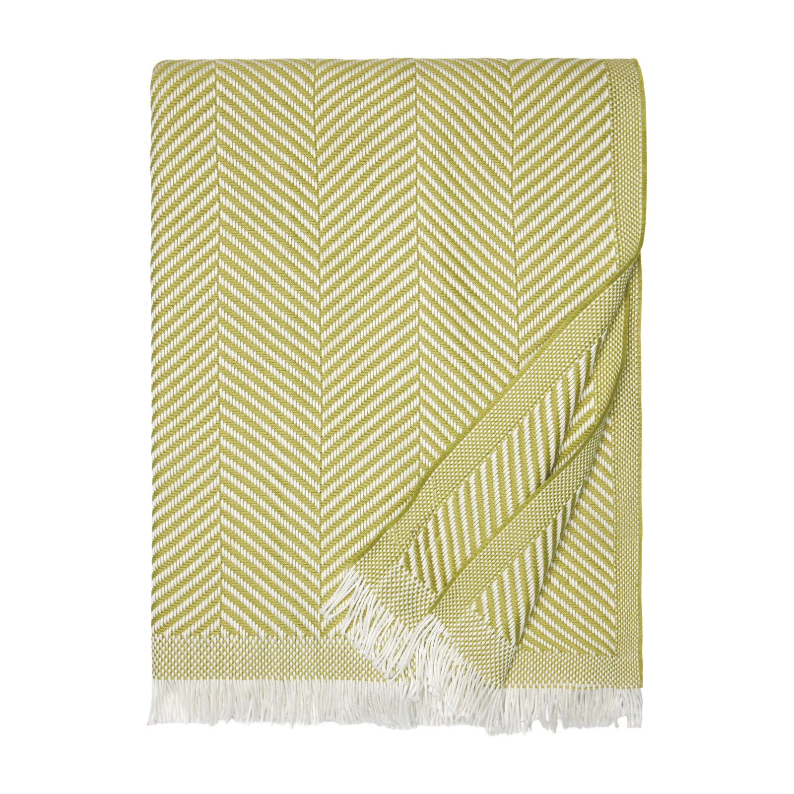 Silo of Sferra Costa Throws Kiwi Color