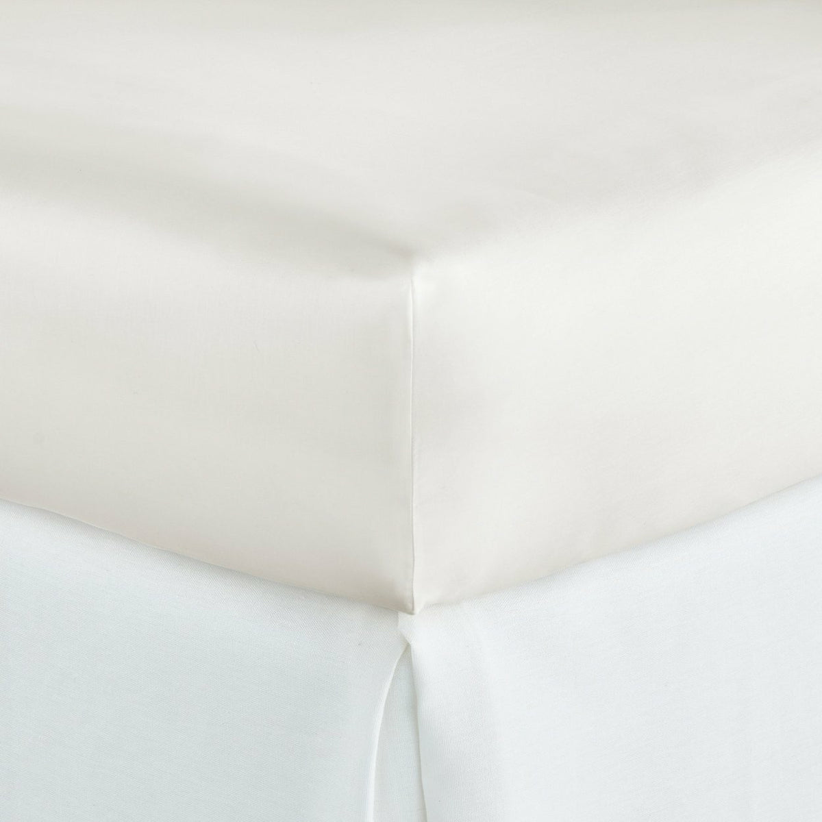 Peacock Alley Soprano Bedding Fitted Sheet Ivory Fine Linens