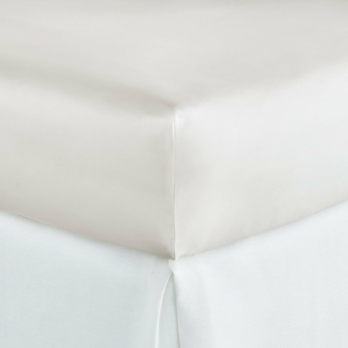Peacock Alley Soprano Bedding Fitted Sheet Platinum Fine Linens