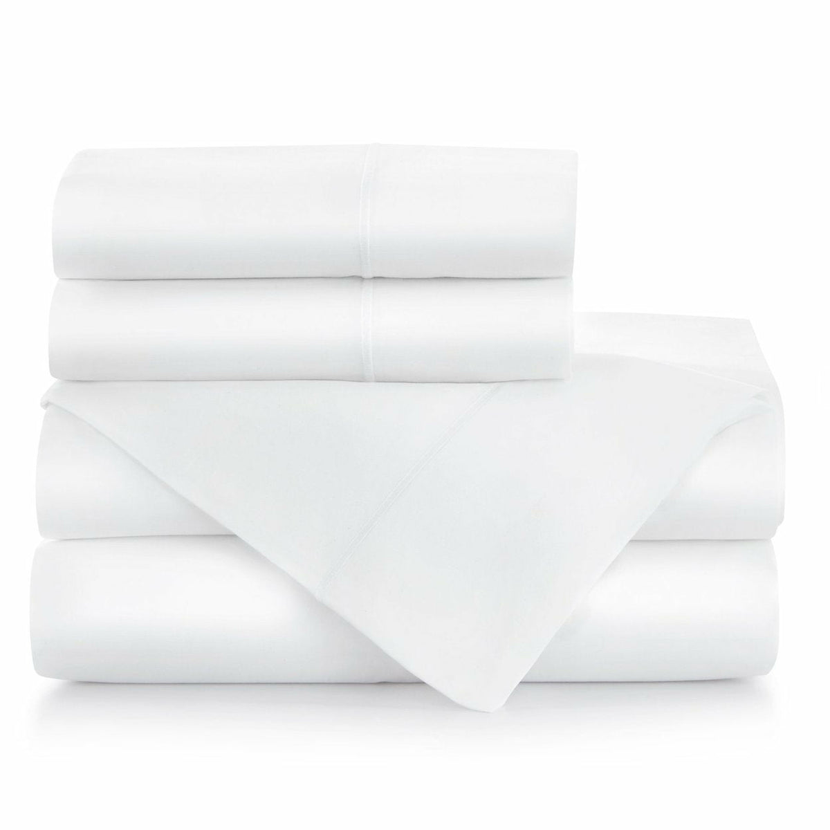 Peacock Alley Soprano Bedding Sheet Set White Fine Linens