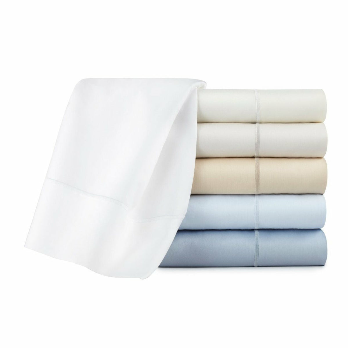 Peacock Alley Soprano Bedding Barely Blue Sheet Stack Fine Linens
